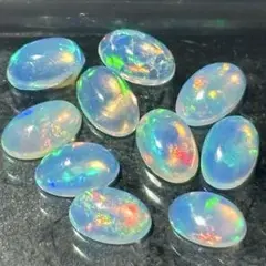 オパール 10個セット エチオピア産 1.6ct