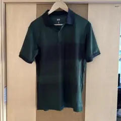 UNIQLO DRY-EX ダークグリーン ポロシャツ M