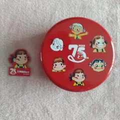 ✨️ペコちゃん✨️75th ミルキー空き缶　ステッカー付き