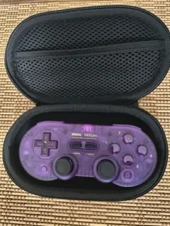 未使用品　8Bitdo SN30 Pro　クリアパープル