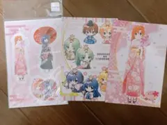 ひぐらしのなく頃に　竜宮レナ・古手梨花ステッカーとポストカードセット