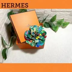 ✨❤️美品です❤️HERMES フローラ コサージュ シルク✨