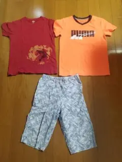Tシャツ2枚とパンツセット 100cm~