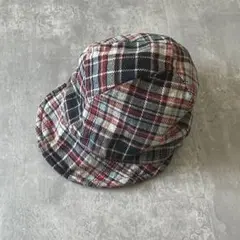 hobo ホーボー　チェック柄キャップ