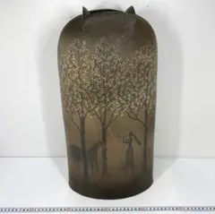 益子焼　佐伯守美　陶器 紫陽花文大皿 花柄 茶器 木箱付き 益子焼 佐伯守美 陶器 紫陽花文大皿 花柄 茶器 木箱付き - メルカリ
