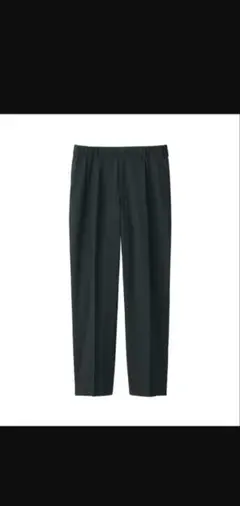 無印良品　風を通す　タックテーパードパンツ　メンズＬ