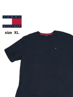 ★TOMMY HILFIGER★Tシャツ★ロゴ★刺繍★ワンポイント★XL★