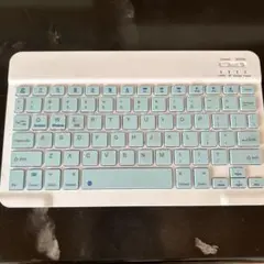 EWIN ワイヤレスキーボード 本体 ホワイト/ミント