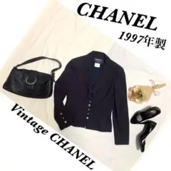 【極希少】極上 ヴィンテージ CHANEL ジャケット 97P サイズ38