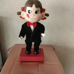 激レア1930年代 初期型 セルロイド 木製台座 ペコちゃん首ふり人形 26cm 激レア1930年代 初期型 セルロイド 木製台座 ペコちゃん首ふり