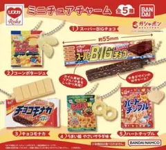 リスカ　ミニチュアチャーム　バンダイ　全5種フルコンプセット