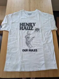 HENRY HAUZヘンリーハウズTシャツ 白 ROUGH AND RUGGED