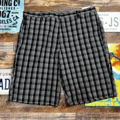 Dickies チェック ショートパンツ ハーフパンツ XL相当