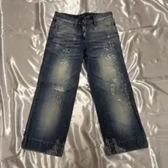 DOLCE & GABBANA ダメージデニム ワイドレッグ y2k