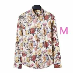 【サイズ・M】柄シャツ　メンズ