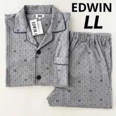 新品　メンズ　EDWIN エドウィン　パジャマ　長袖　薄手　LL 春　秋