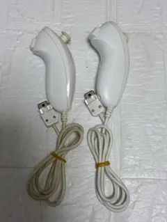 ⭐️24時間以内発送⭐️ Wii ヌンチャク　2個セット　ホワイト　白