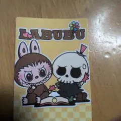 LABUBU ステッカー ウサギと骸骨