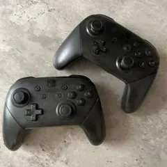 Nintendo Switch プロコン2個セットジャンク
