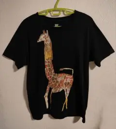 graniph ミロコマチコ コラボTシャツ キリンプリント