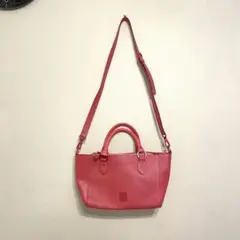 Efffy エフィー　ハンドバッグ　ショルダーバッグ　ピンク2way日本製