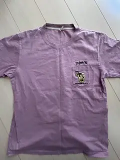 power to the people ポケット付きTシャツ ラベンダー