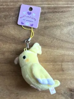 【新品】オカメインコのマスコットキーホルダー