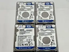 WD HDD 500GB4枚セット　10000時間越え P7