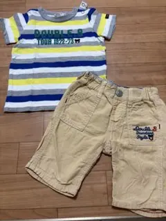 DOUBLE B ダブルビー　Tシャツ&パンツ　2枚セット