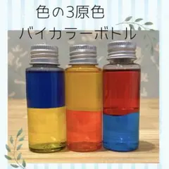 バイカラーボトル　センサリーボトル　モンテッソーリ　療育　知育玩具　手作り