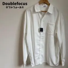 未使用タグ付★Doublefocus ダブルフォーカス ホワイト 長袖シャツ