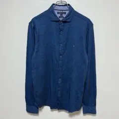 トミーヒルフィガー　長袖シャツ　スリムフィット　ロゴ