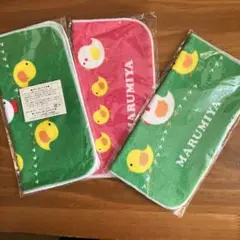 丸美屋の景品　ミニタオルハンカチ3枚