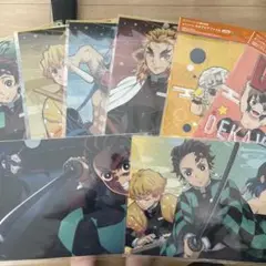 鬼滅の刃　クリアファイル　まとめ売り　8枚セット