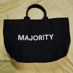 ブラックトートバッグ MAJORITY MINORITY