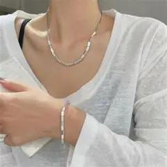 s☆安心のメルカリ便☆2個セット☆レディース☆ ネックレス u0026 ブレスレット☆