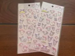 【即購入⭕️】サンリオ　マイメロ＆クロミ　ぷくっとシール　２枚セット