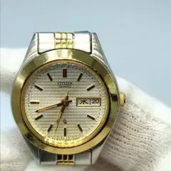 【動作未確認】CITIZEN シチズン 腕時計 ラウンドケース 曜日 日付