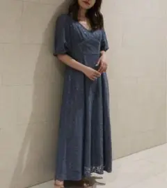 ロイヤルパーティ　ワンピース　ロングワンピース　ドレス