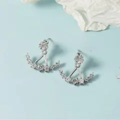 NO.038 おしゃれ ピアス アクセサリー キラキラ シルバー