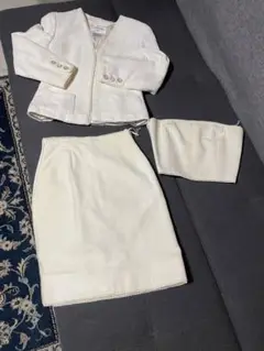 シャネルCHANEL98Pスーツ3点セット ジャケット、スカート、ビスチェ