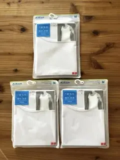 ユニクロ AIRism Mサイズ タンクトップ ホワイト