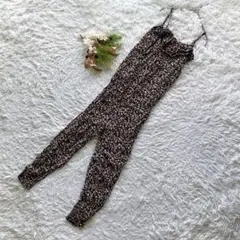 【アフリカタロウ】 (F) オールインワン ジョガー レトロ 花柄 総柄 派手