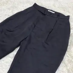 SLY スライ 【2】 ロング パンツ プリーツ ブラック 汚れあり