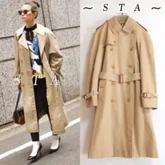 最高級 英国製 ビンテージ BURBERRY トレンチコート プローサム