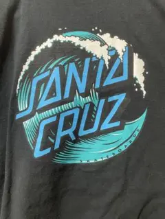 SANTA CRUZ ブルーウェイブTシャツ ブラック