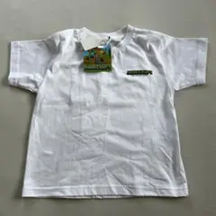 新品未使用タグ付き　マインクラフト　キッズTシャツ　120㎝　白ホワイト