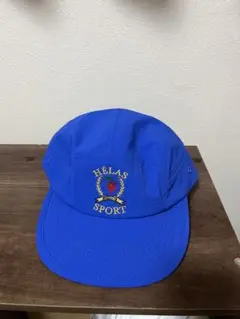HÉLAS SPORT 青 キャップ