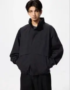 美品 UNIQLO ウインドプルーフスタンドブルゾン XXL