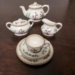 英国　コールポート　ミニチュア　インディアンツリー　セット